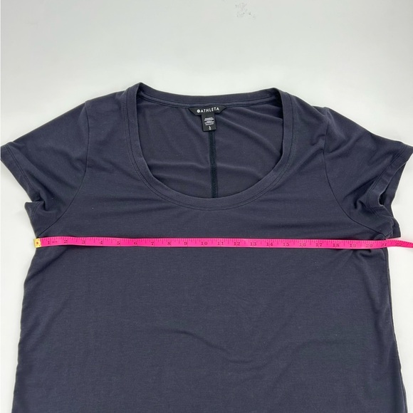 Athleta Charcoal Short Sleeve Tee - Picture 3 of 4